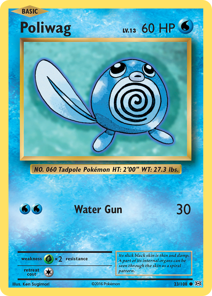 Poliwag (23/108) [XY: Evolutions] | Game Haven TX