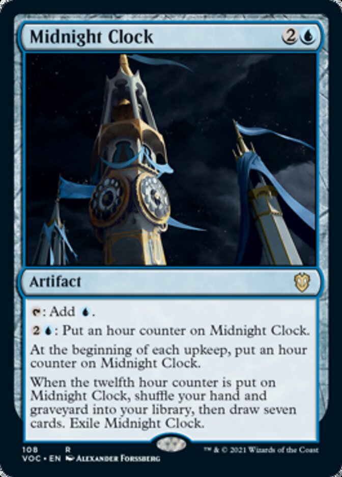 Midnight Clock [Innistrad: Crimson Vow Commander] | Game Haven TX