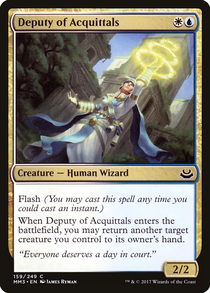 Deputy of Acquittals [Modern Masters 2017] | Game Haven TX
