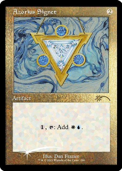 Azorius Signet (Retro) (Etched Foil) [Secret Lair Drop Series] | Game Haven TX