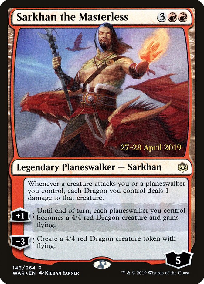 Sarkhan the Masterless [War of the Spark Promos] | Game Haven TX
