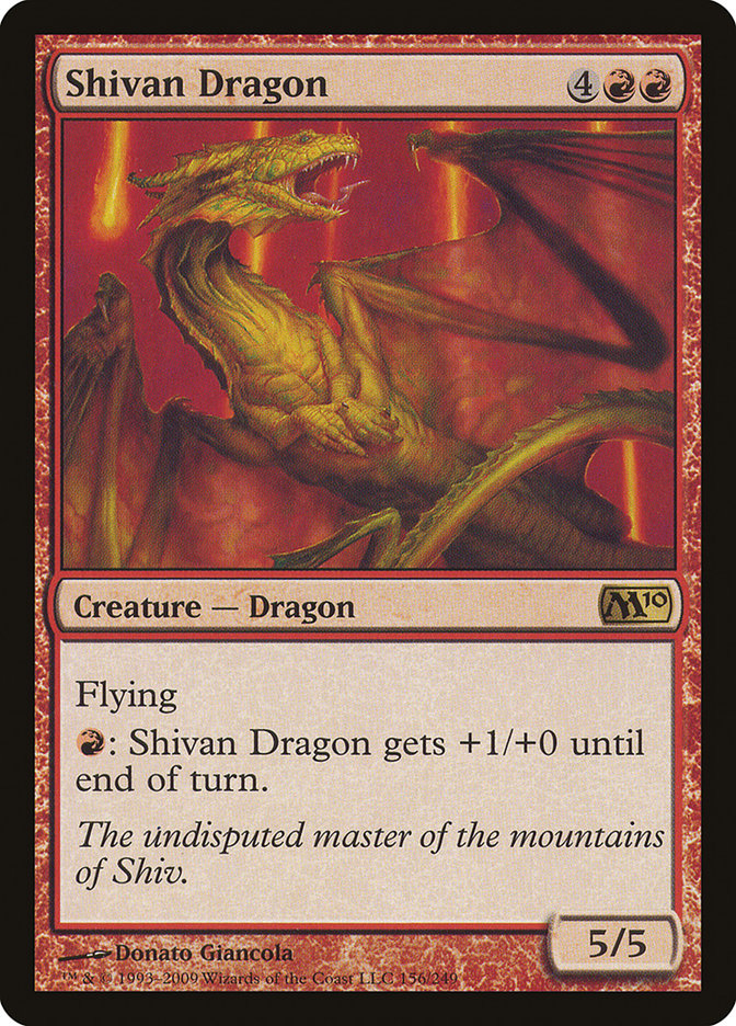 Shivan Dragon [Magic 2010] | Game Haven TX