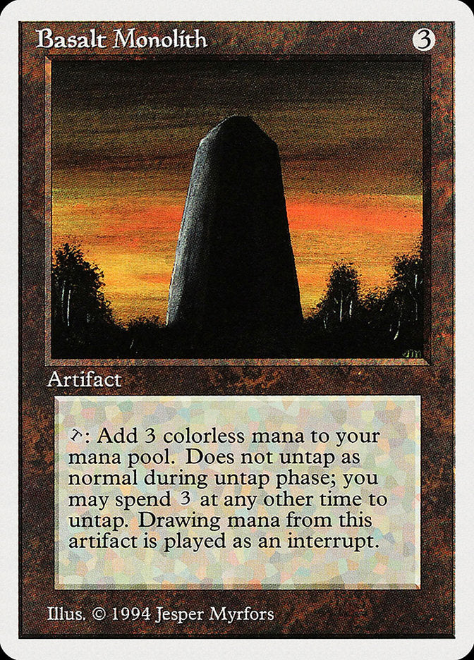 Basalt Monolith [Summer Magic / Edgar] | Game Haven TX