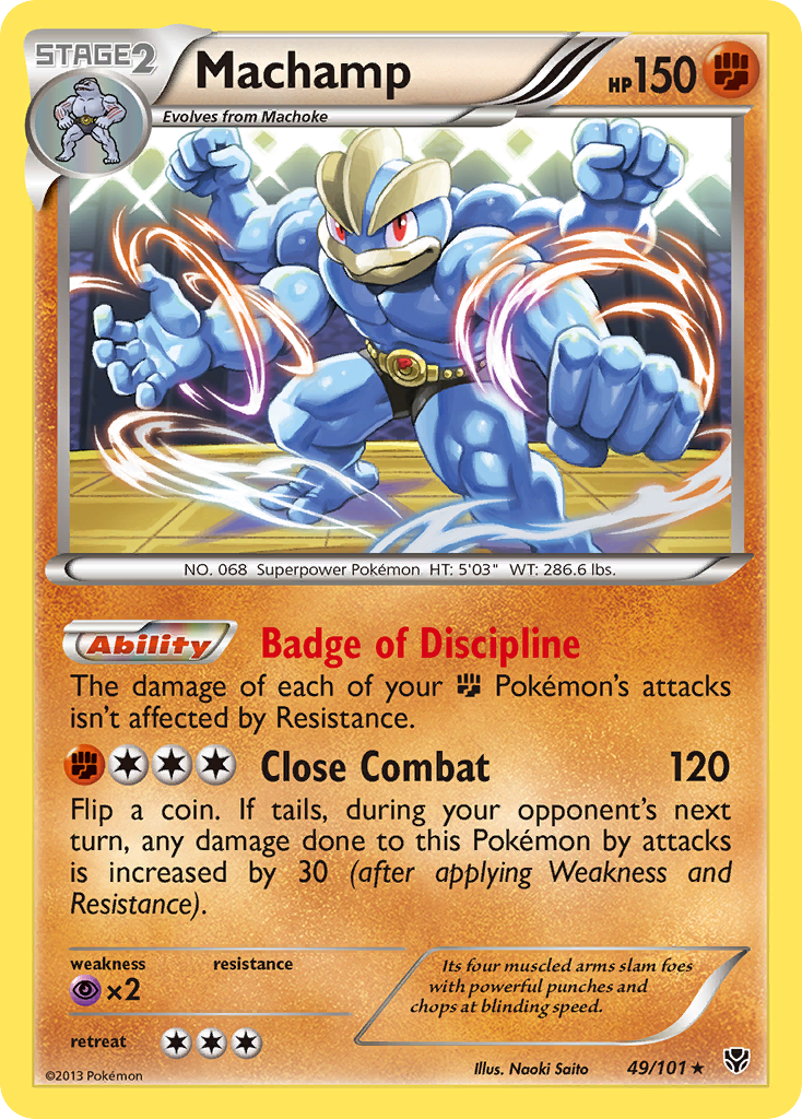 Machamp (49/101) [Black & White: Plasma Blast] | Game Haven TX
