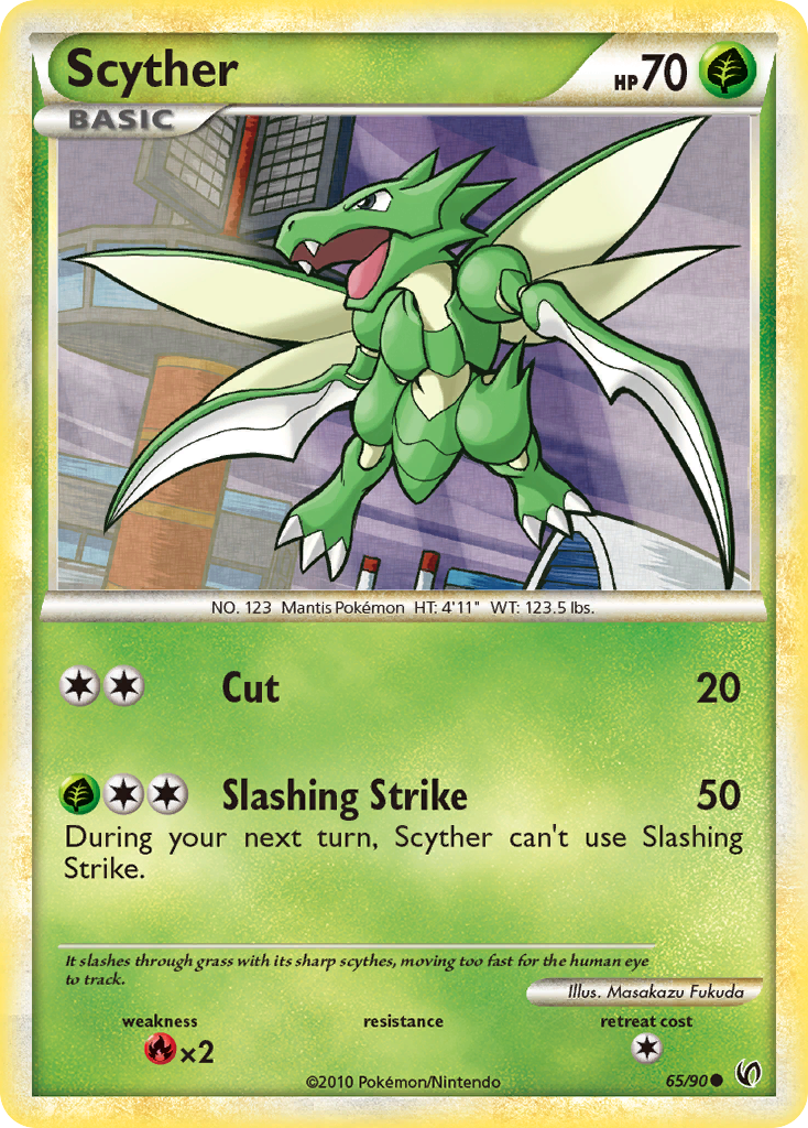 Scyther (65/90) [HeartGold & SoulSilver: Undaunted] | Game Haven TX