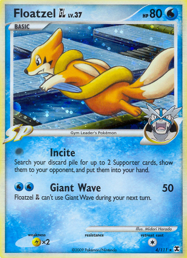 Floatzel GL (4/111) [Platinum: Rising Rivals] | Game Haven TX