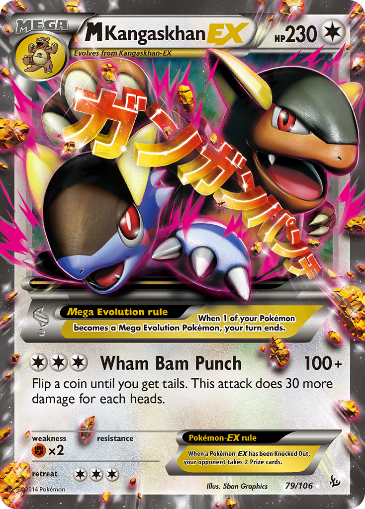 M Kangaskhan EX (79/106) [XY: Flashfire] | Game Haven TX