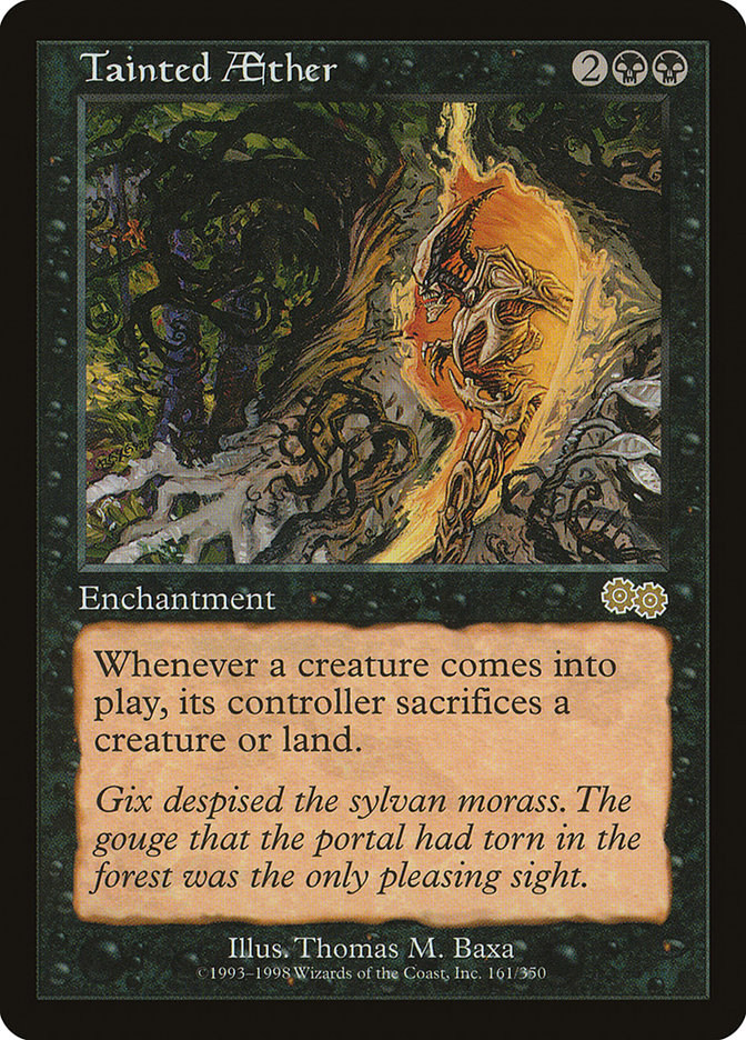 Tainted Aether [Urza's Saga] | Game Haven TX