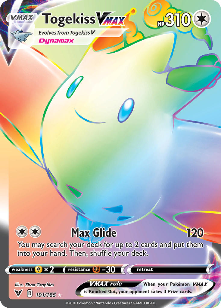 Togekiss VMAX (191/185) [Sword & Shield: Vivid Voltage] | Game Haven TX