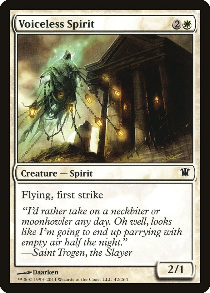 Voiceless Spirit [Innistrad] | Game Haven TX