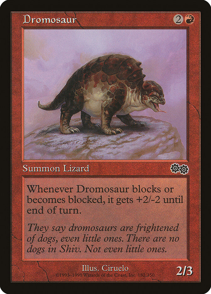Dromosaur [Urza's Saga] | Game Haven TX