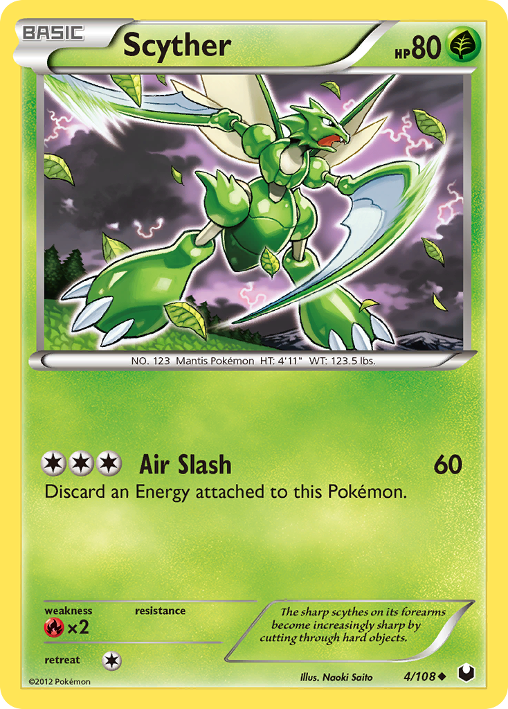 Scyther (4/108) [Black & White: Dark Explorers] | Game Haven TX
