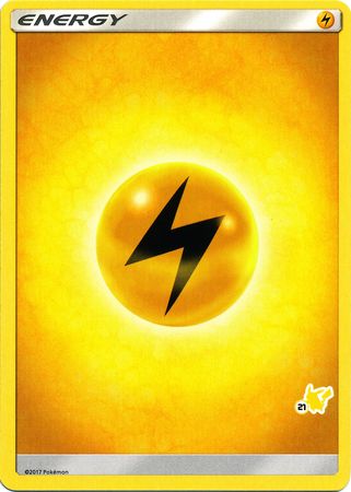 Lightning Energy (Pikachu Stamp #21) [Battle Academy 2020] | Game Haven TX