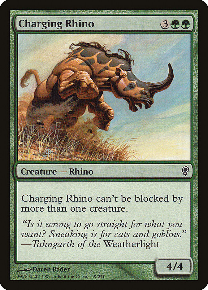 Charging Rhino [Conspiracy] | Game Haven TX