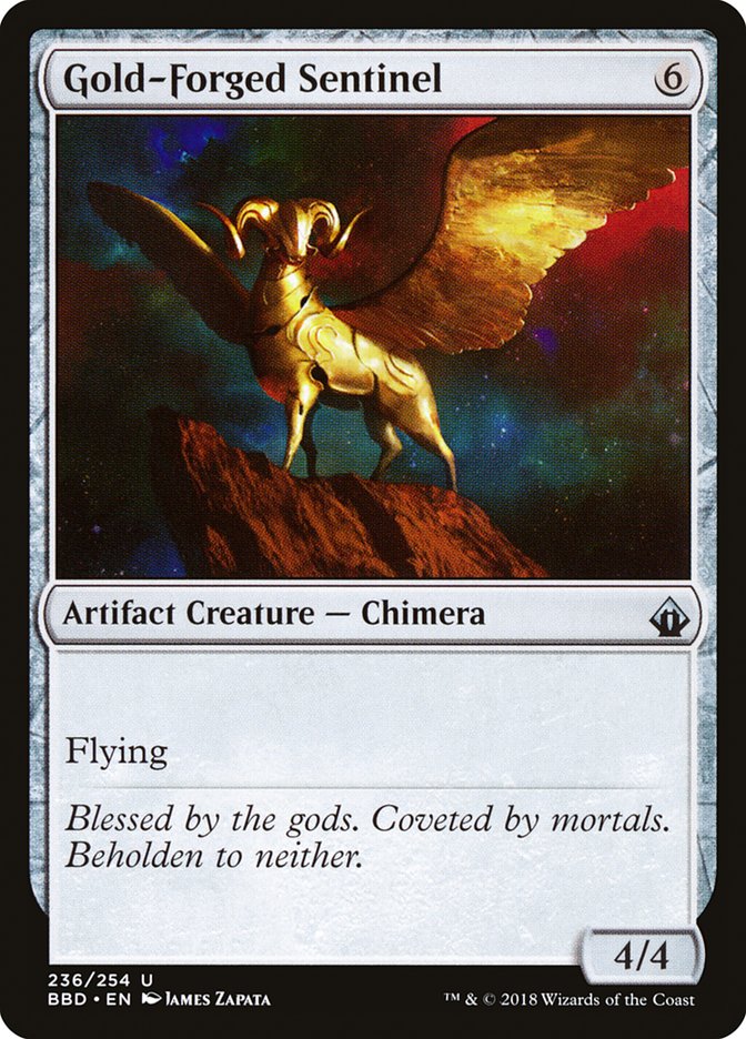 Gold-Forged Sentinel [Battlebond] | Game Haven TX