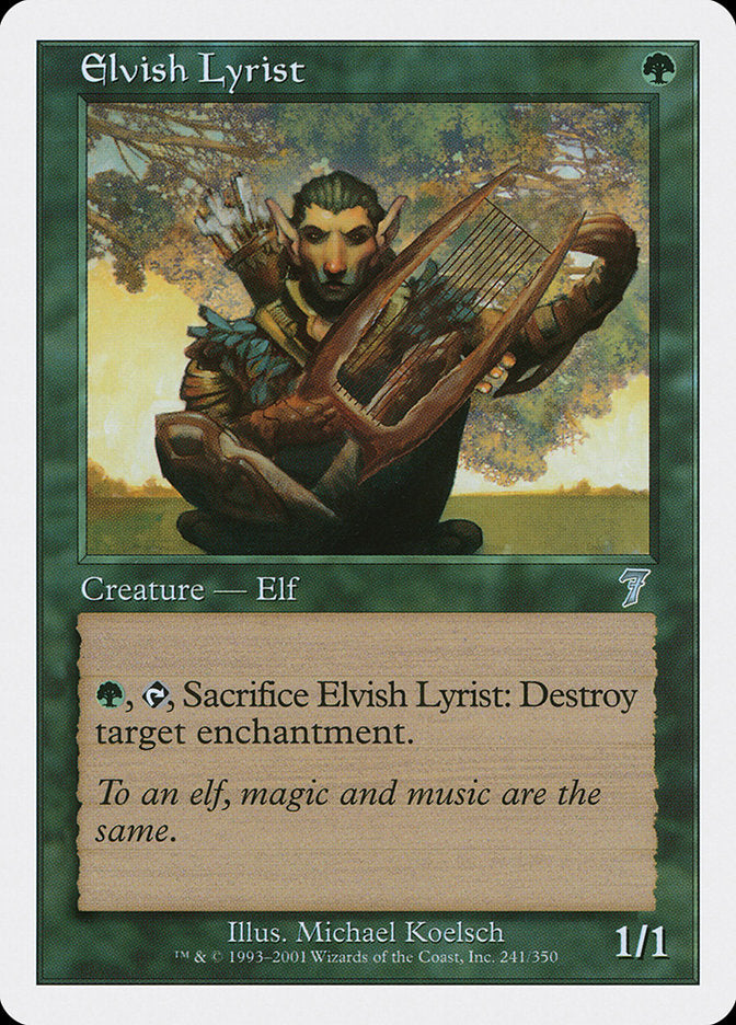 Elvish Lyrist [Seventh Edition] | Game Haven TX