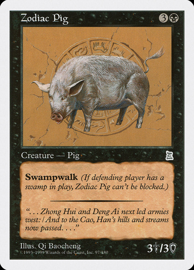 Zodiac Pig [Portal Three Kingdoms] | Game Haven TX