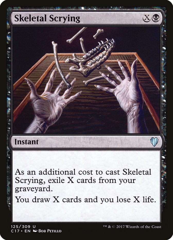 Skeletal Scrying [Commander 2017] | Game Haven TX