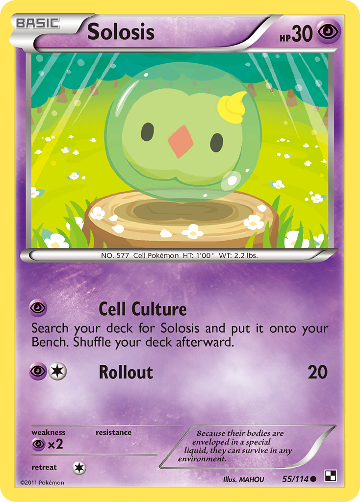 Solosis (55/114) [Black & White: Base Set] | Game Haven TX