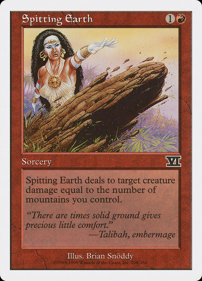 Spitting Earth [Classic Sixth Edition] | Game Haven TX
