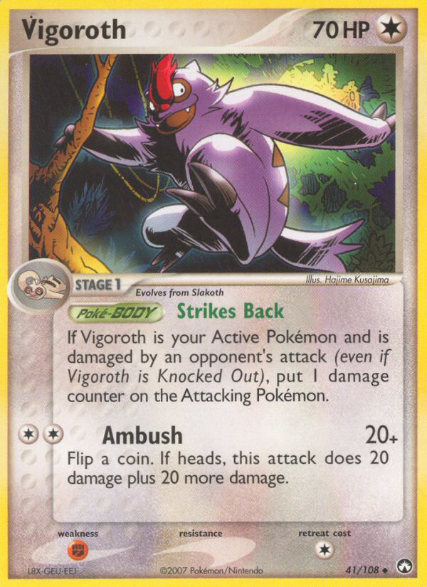Vigoroth (41/108) [EX: Power Keepers] | Game Haven TX