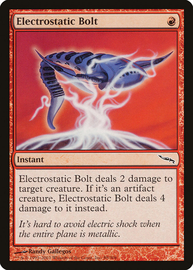 Electrostatic Bolt [Mirrodin] | Game Haven TX