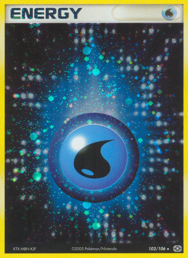 Water Energy (103/106) [EX: Emerald] | Game Haven TX