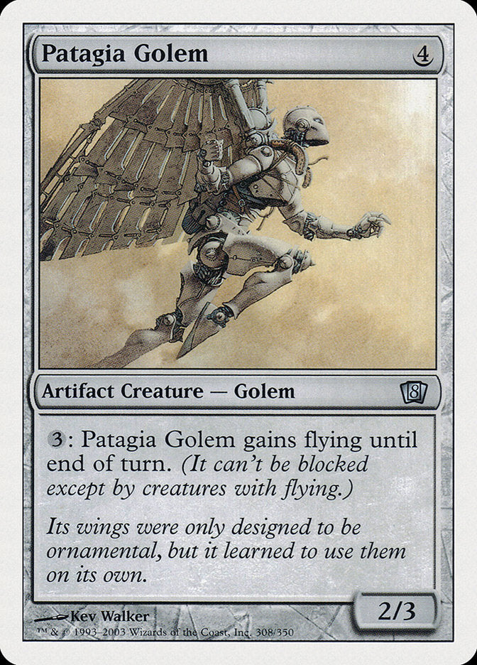 Patagia Golem [Eighth Edition] | Game Haven TX