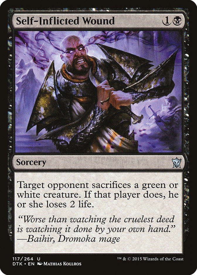 Self-Inflicted Wound [Dragons of Tarkir] | Game Haven TX