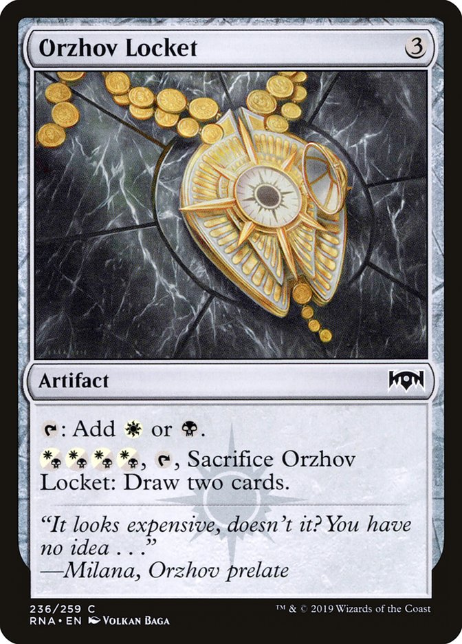 Orzhov Locket [Ravnica Allegiance] | Game Haven TX