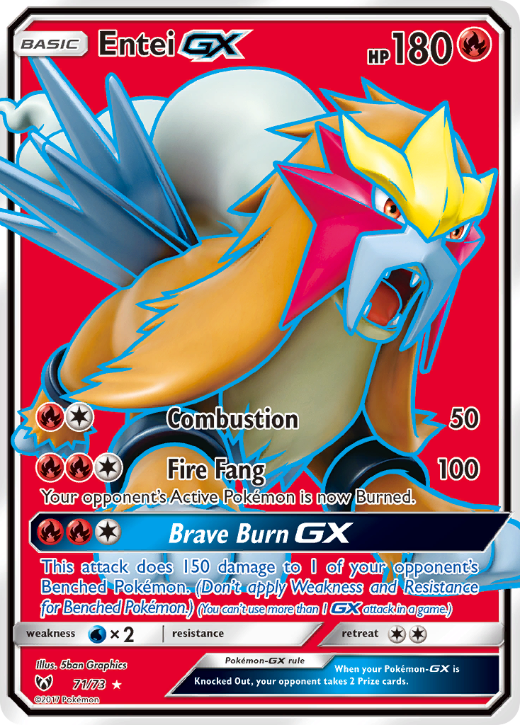 Entei GX (71/73) [Sun & Moon: Shining Legends] | Game Haven TX