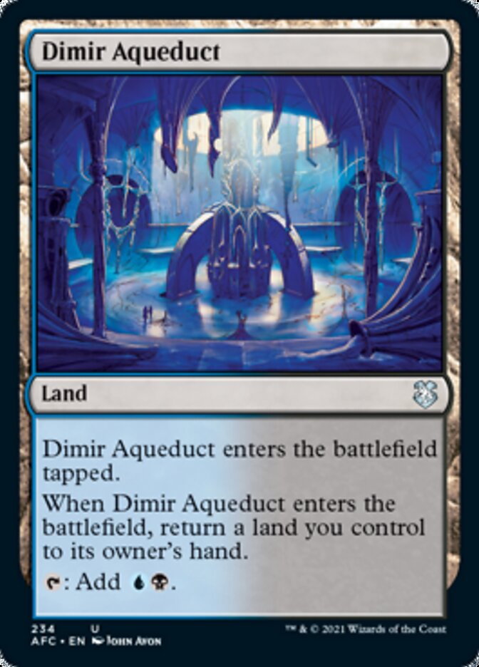 Dimir Aqueduct [Dungeons & Dragons: Adventures in the Forgotten Realms Commander] | Game Haven TX