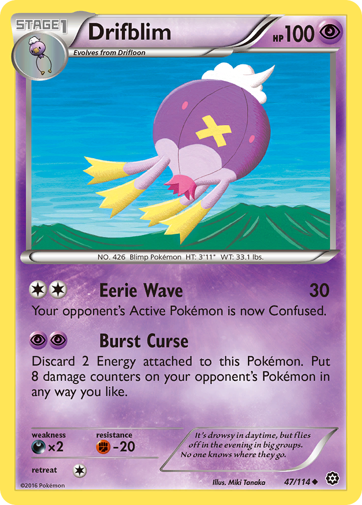Drifblim (47/114) [XY: Steam Siege] | Game Haven TX
