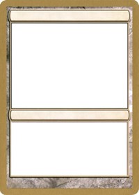 2004 World Championship Blank Card [World Championship Decks 2004] | Game Haven TX