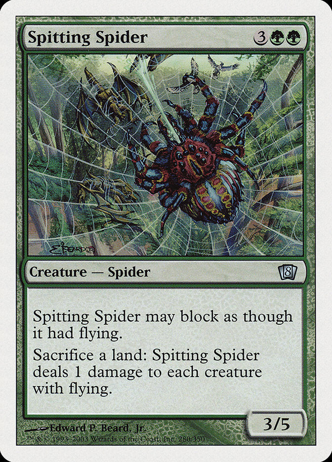 Spitting Spider [Eighth Edition] | Game Haven TX