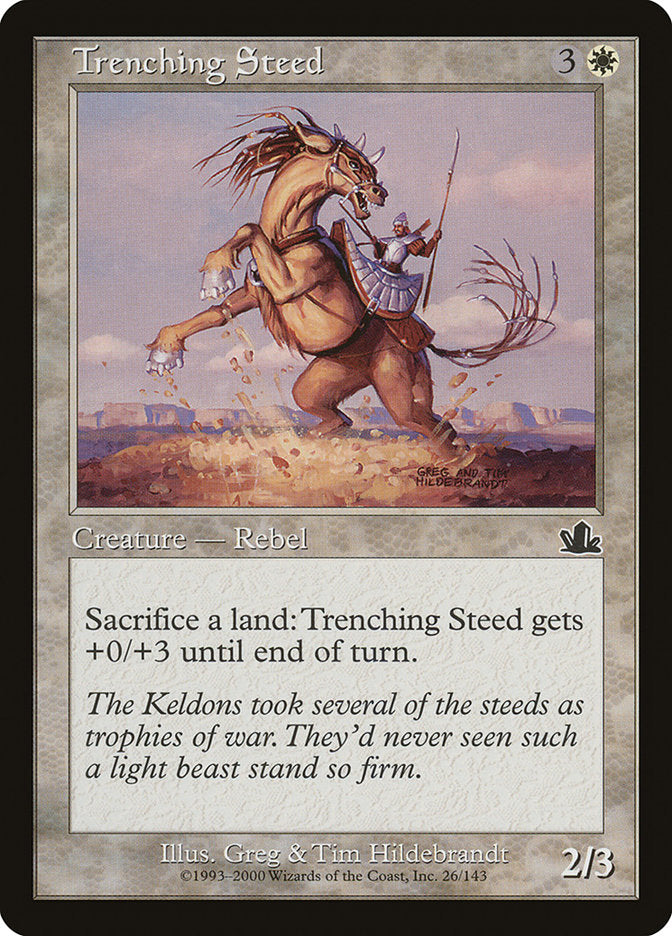 Trenching Steed [Prophecy] | Game Haven TX