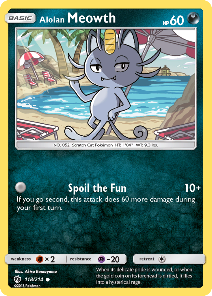 Alolan Meowth (118/214) [Sun & Moon: Lost Thunder] | Game Haven TX