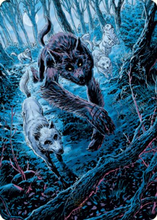 Untamed Pup Art Card [Innistrad: Midnight Hunt Art Series] | Game Haven TX