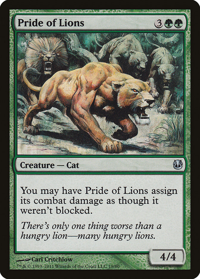 Pride of Lions [Duel Decks: Ajani vs. Nicol Bolas] | Game Haven TX