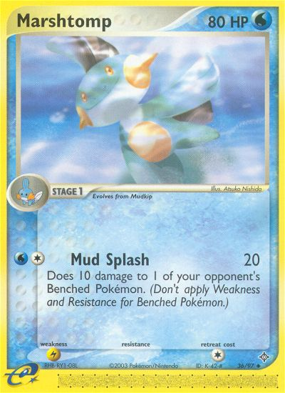 Marshtomp (36/97) [EX: Dragon] | Game Haven TX