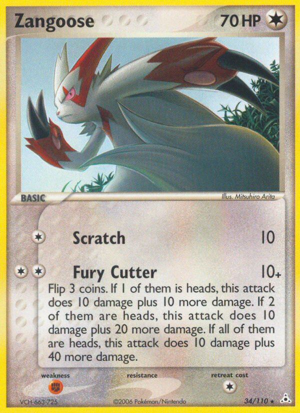 Zangoose (34/110) [EX: Holon Phantoms] | Game Haven TX