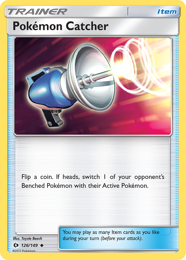 Pokemon Catcher (126/149) [Sun & Moon: Base Set] | Game Haven TX