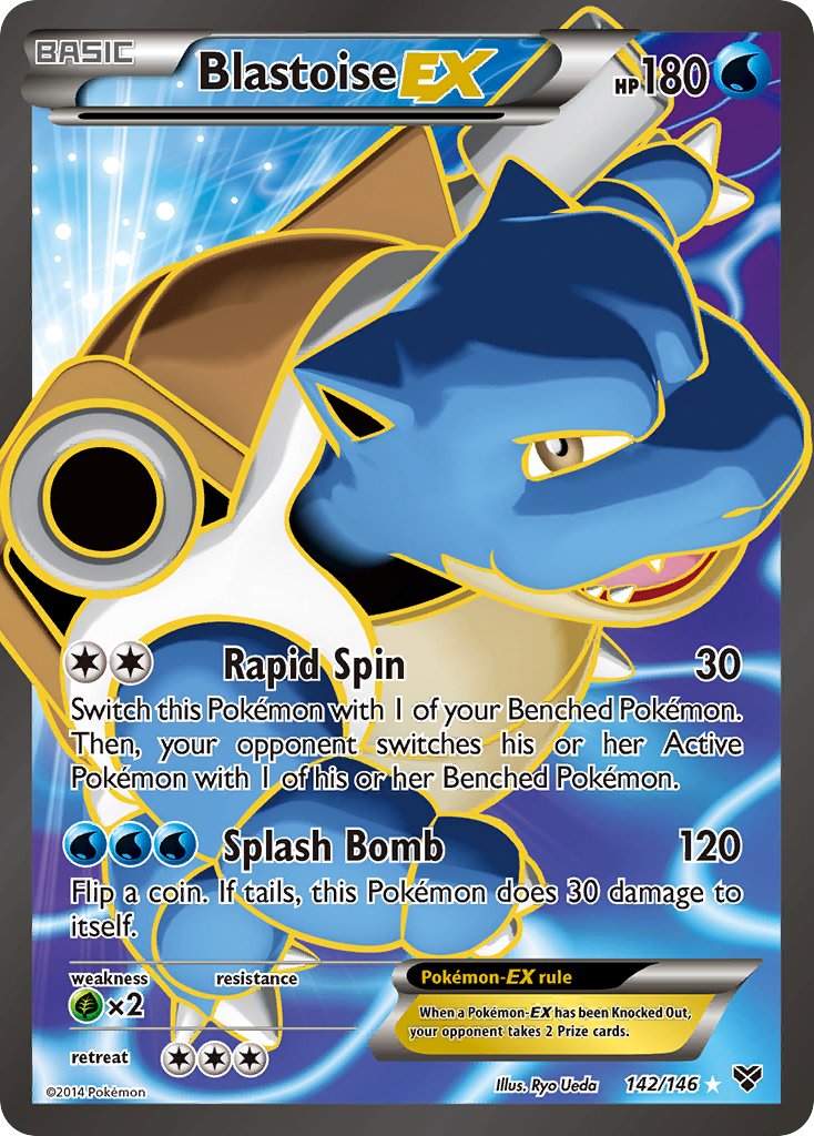 Blastoise EX (142/146) [XY: Base Set] | Game Haven TX