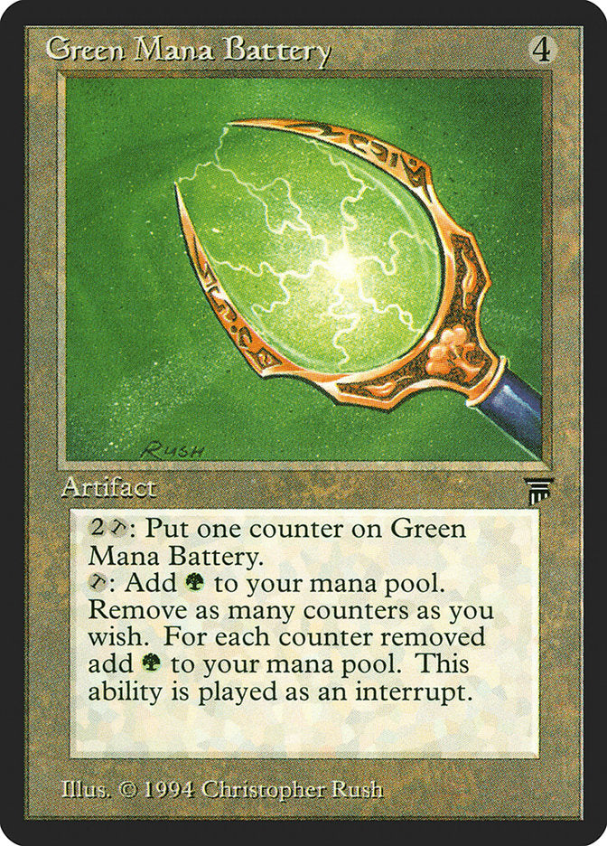 Green Mana Battery [Legends] | Game Haven TX