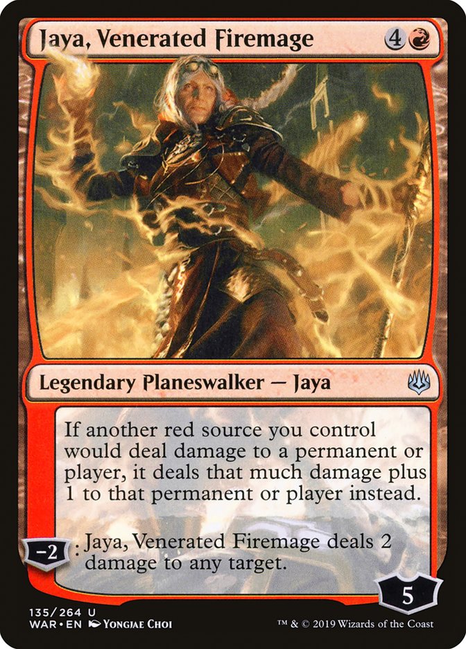 Jaya, Venerated Firemage [War of the Spark] | Game Haven TX