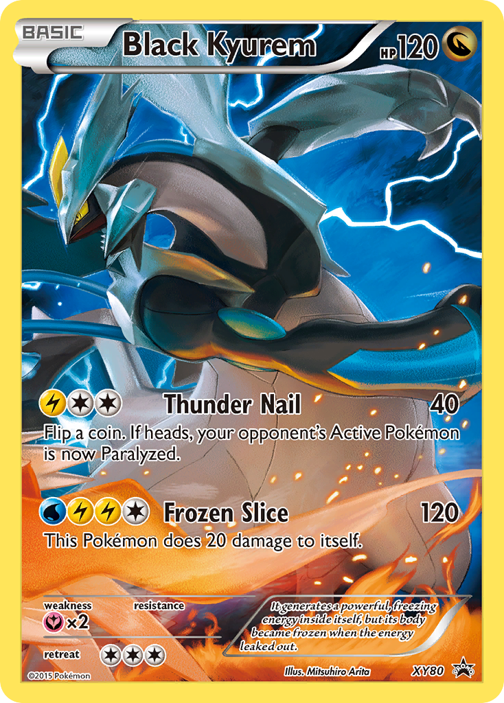 Black Kyurem (XY80) (Full Art Promo) [XY: Black Star Promos] | Game Haven TX