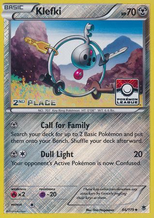 Klefki (66/119) (League Promo 2nd Place) [XY: Phantom Forces] | Game Haven TX