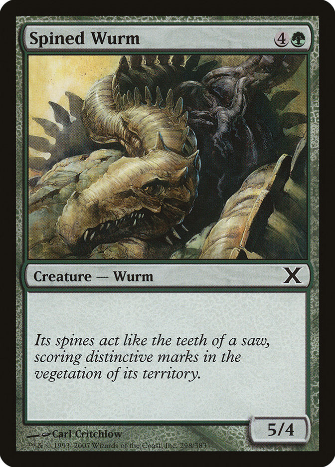 Spined Wurm [Tenth Edition] | Game Haven TX