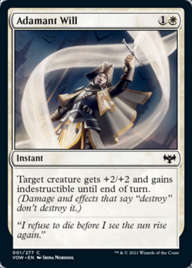 Adamant Will [Innistrad: Crimson Vow] | Game Haven TX