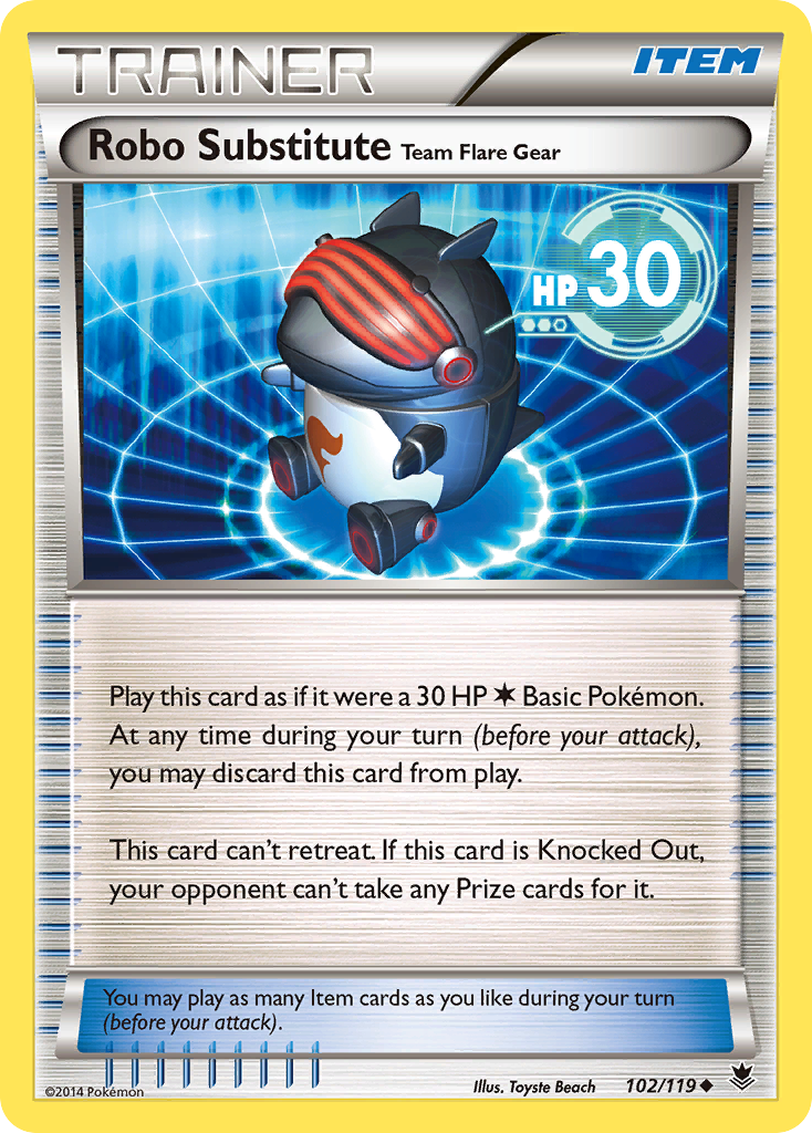 Robo Substitute Team Flare Gear (102/119) [XY: Phantom Forces] | Game Haven TX